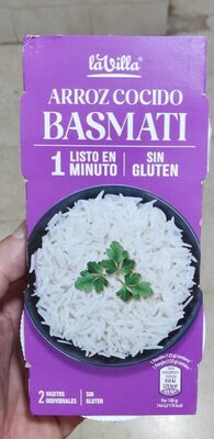 Arroz cocido Basmati
