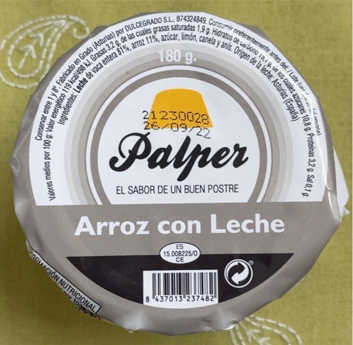 Arroz con leche