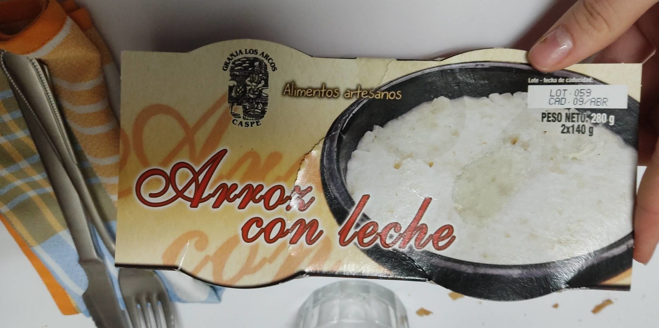 Arroz con leche
