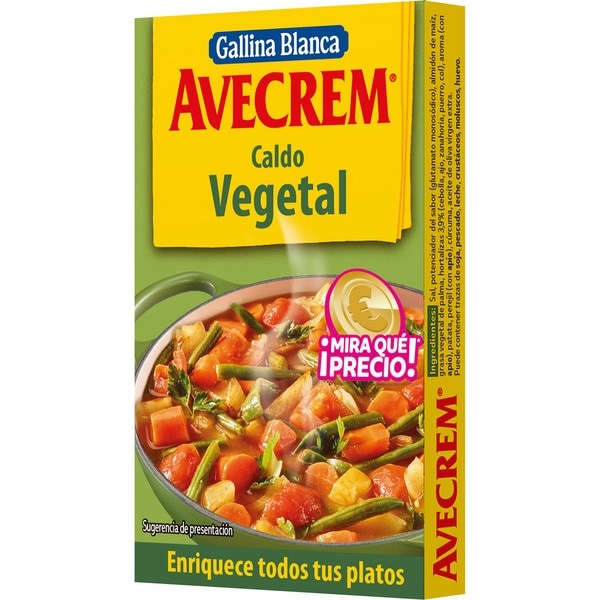 Avecrem caldo vegetal
