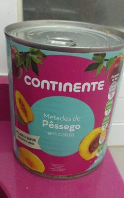 Metades de Pêssego em calda