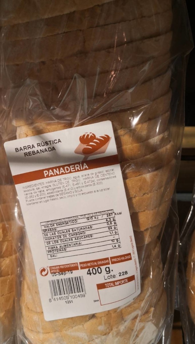 Barra rústica rebana