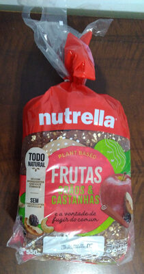 Pão de frutas, grãos e castanhas