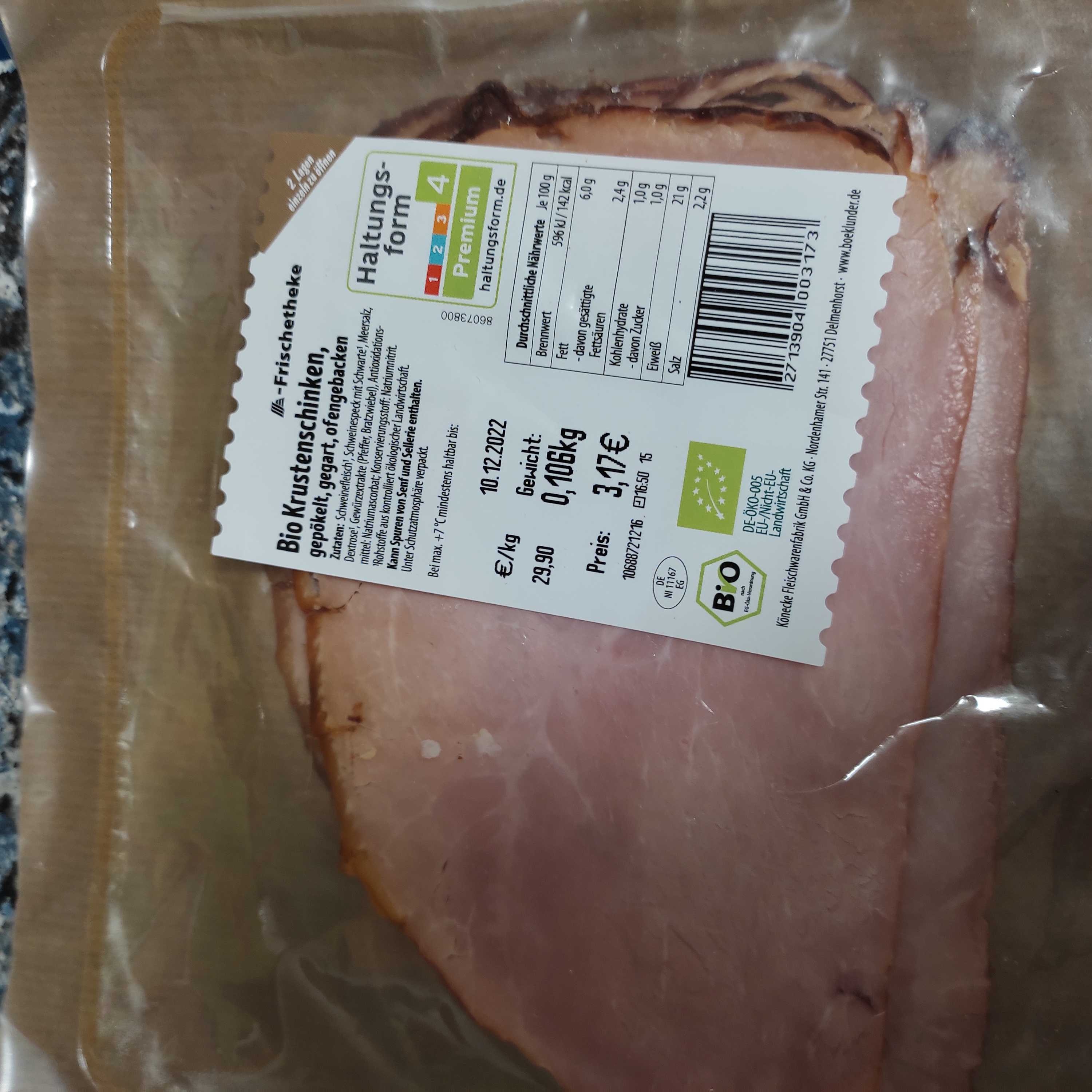 Bio Krustenschinken