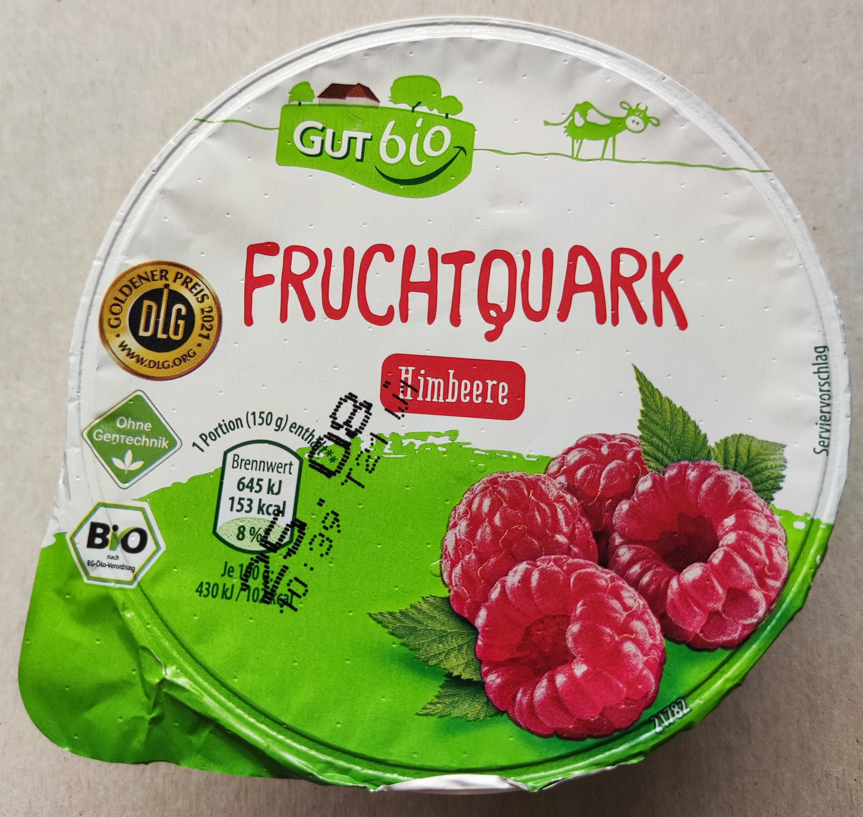 Bio-Fruchtquark Himbeere