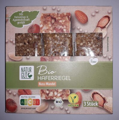Bio-Haferriegel - Nuss-Mandel