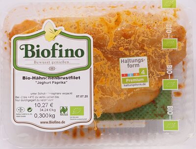 Bio-Hähnchenbrustfilet "Joghurt Paprika"