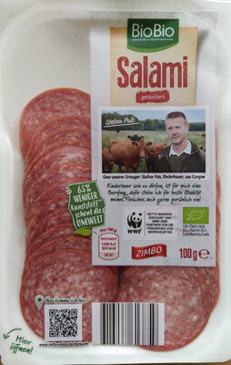 Bio-Salami, geräuchert