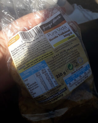 Biscoito Tradicional Integral Limão