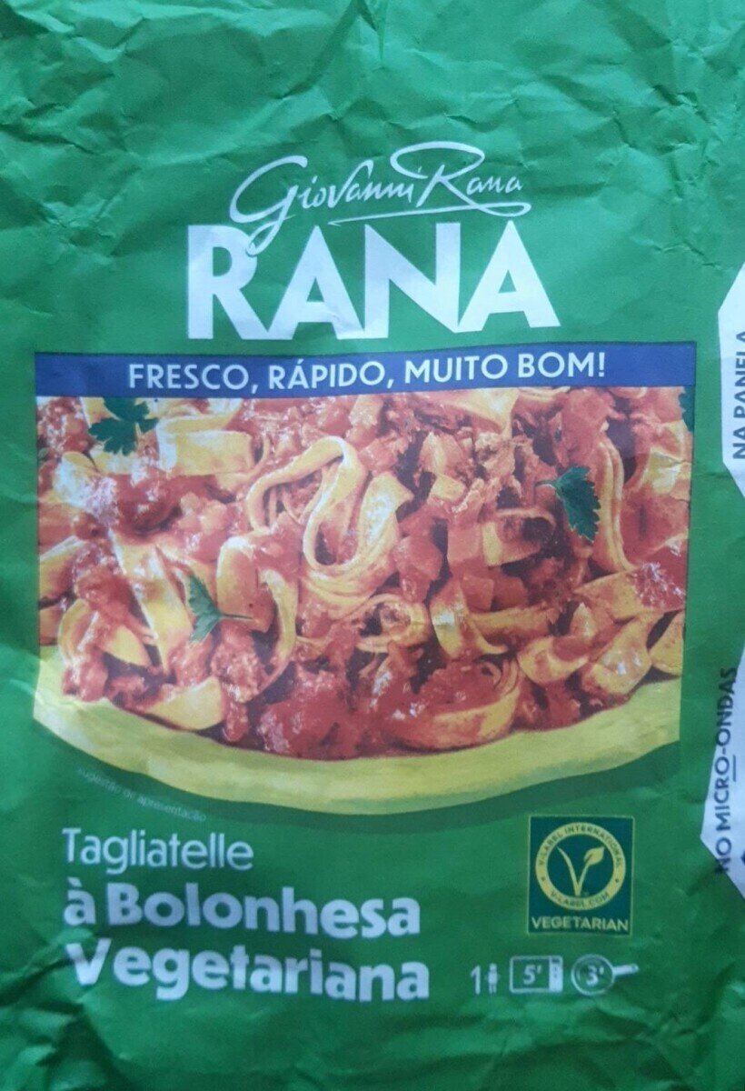 Tagliatelle à Bolonhesa Vegetariana