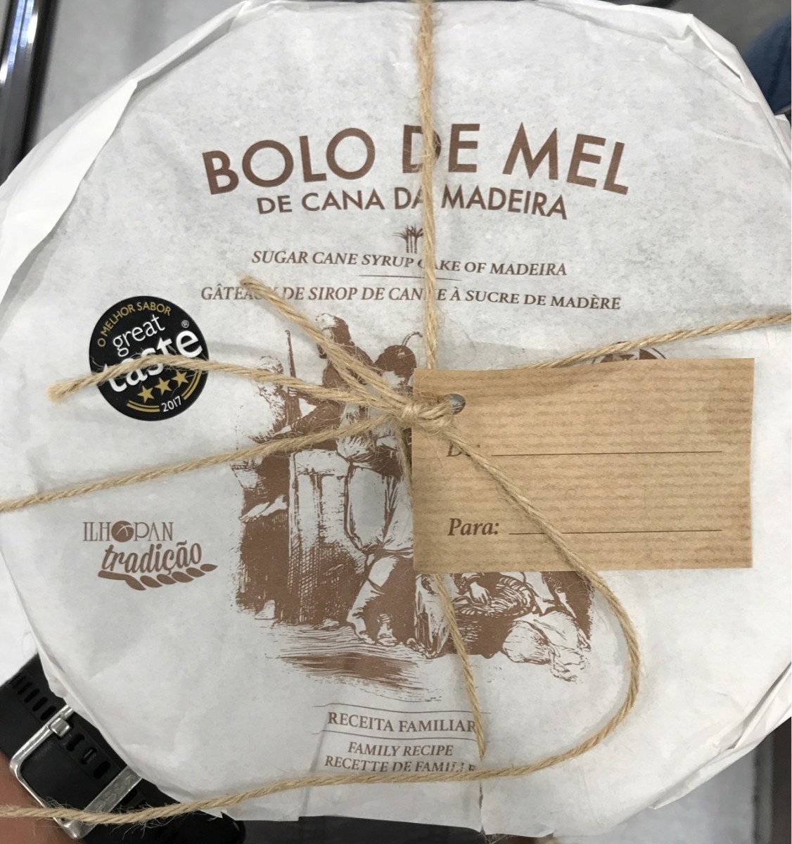 Bolo de Mel de Cana da Madeira