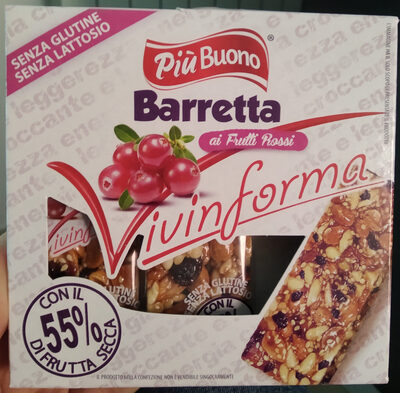 barretta ai frutti rossi