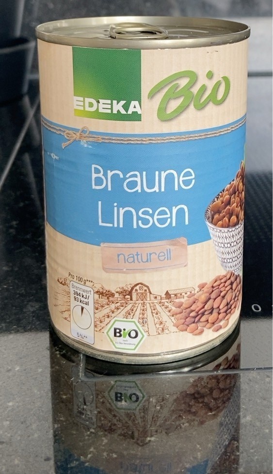 Braune Linsen