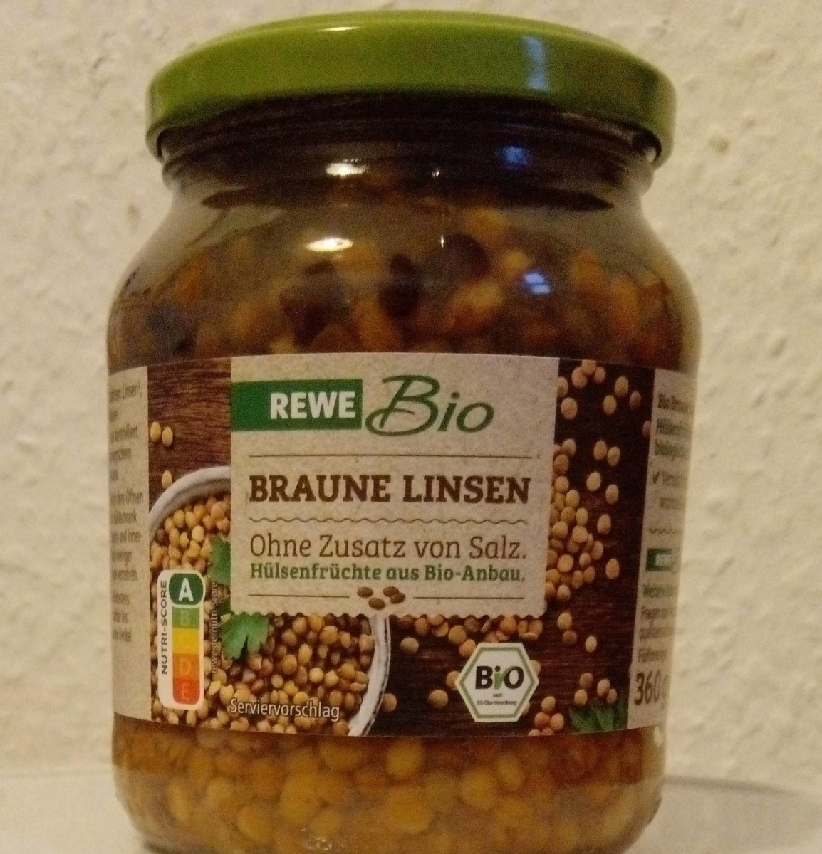 Braune Linsen