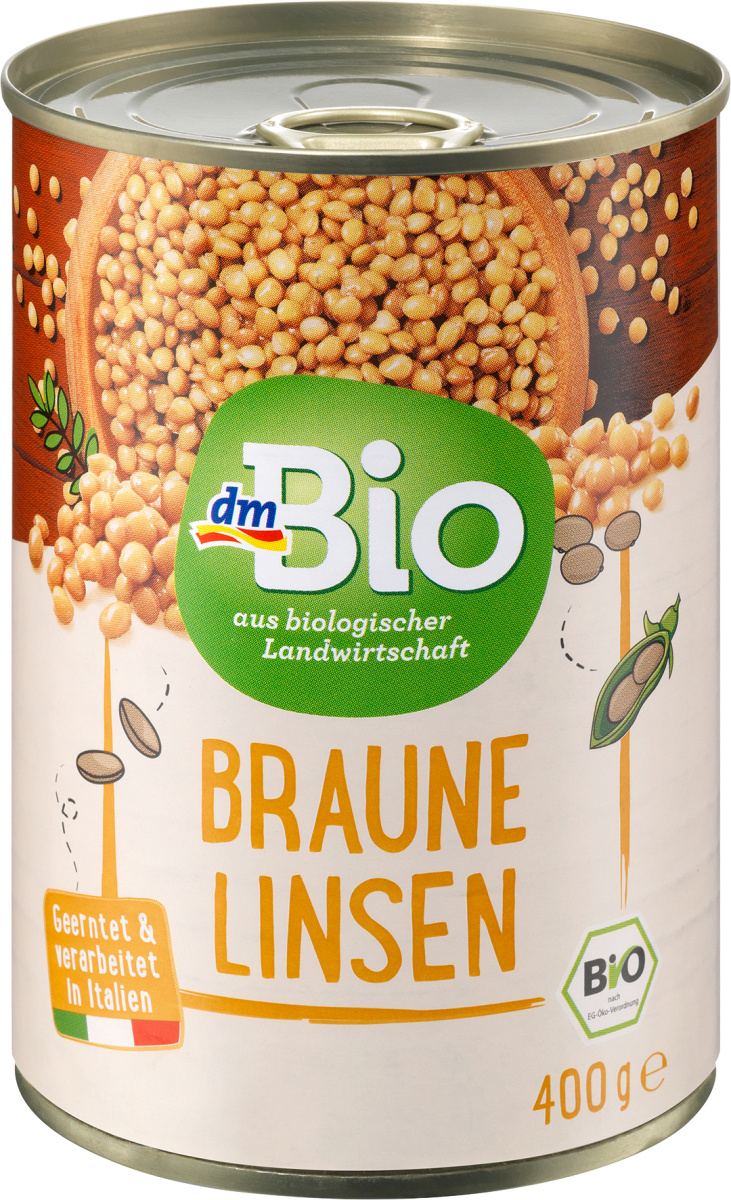 Braune Linsen