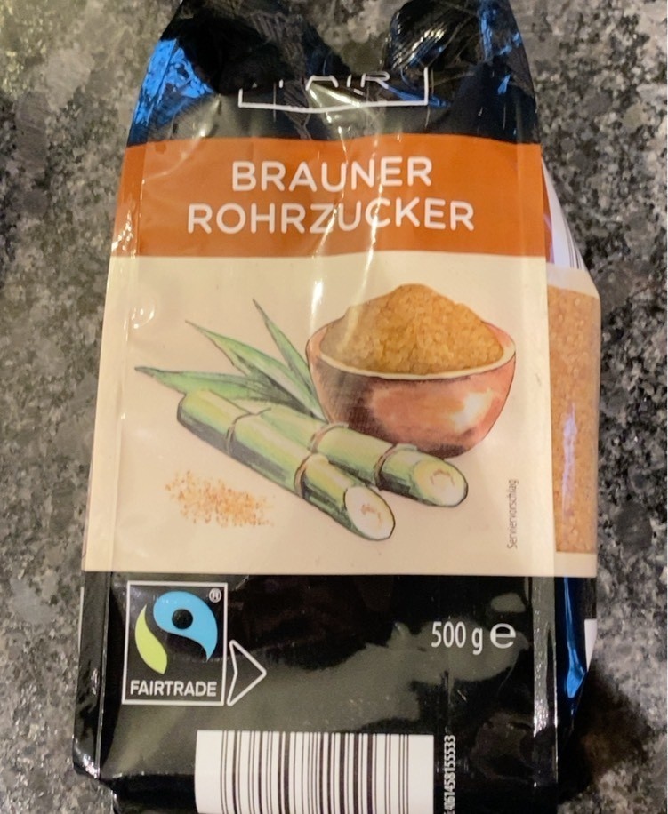 Brauner Rohrzucker