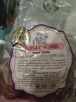 Broa mel cana especial