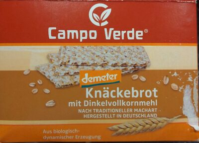 Campo Verde Knäckebrot Dinkelkvollkornmehl
