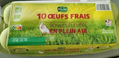 10 œufs frais