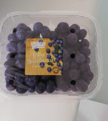 ALDI OBST Natur Lieblinge Kulturheidelbeeren Klasse 1; Marokko, Portugal, Spanien 1.11€ 125g Schale 1kg 8.88€