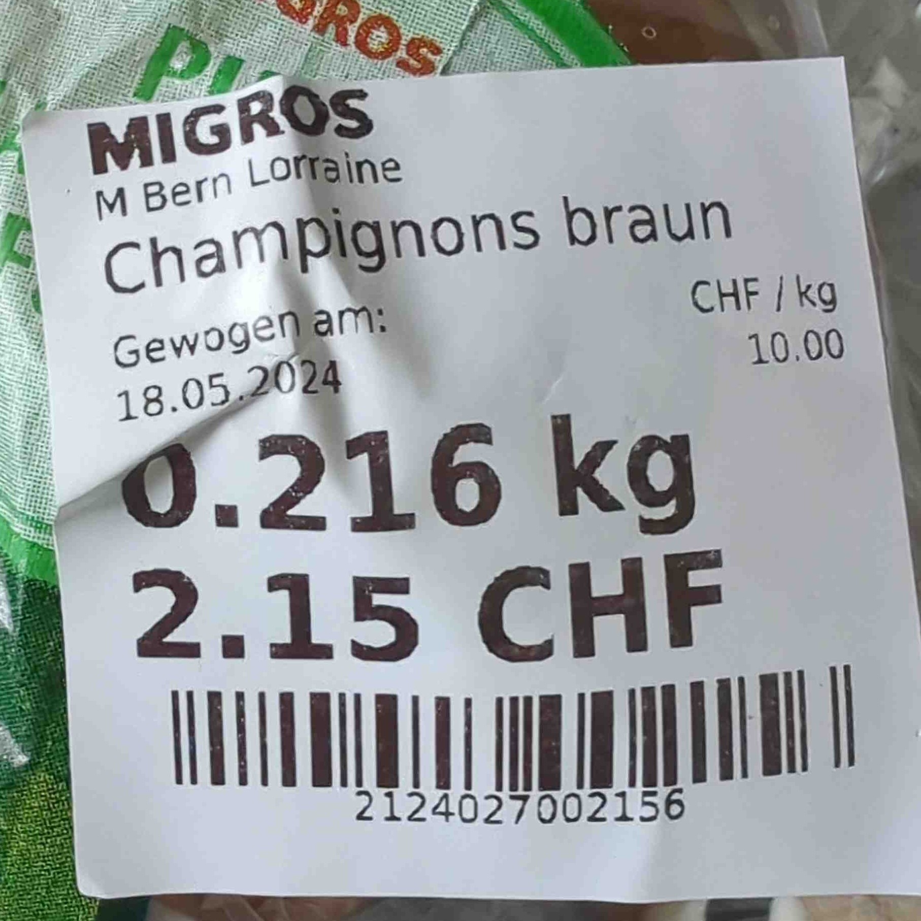 Champignons braun, frisch