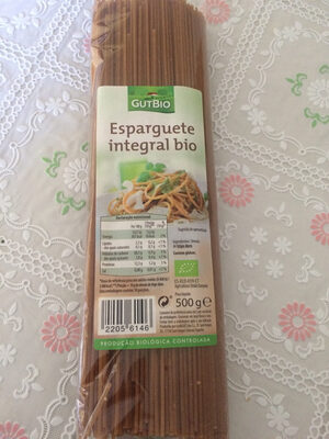 Esparguete integral bio
