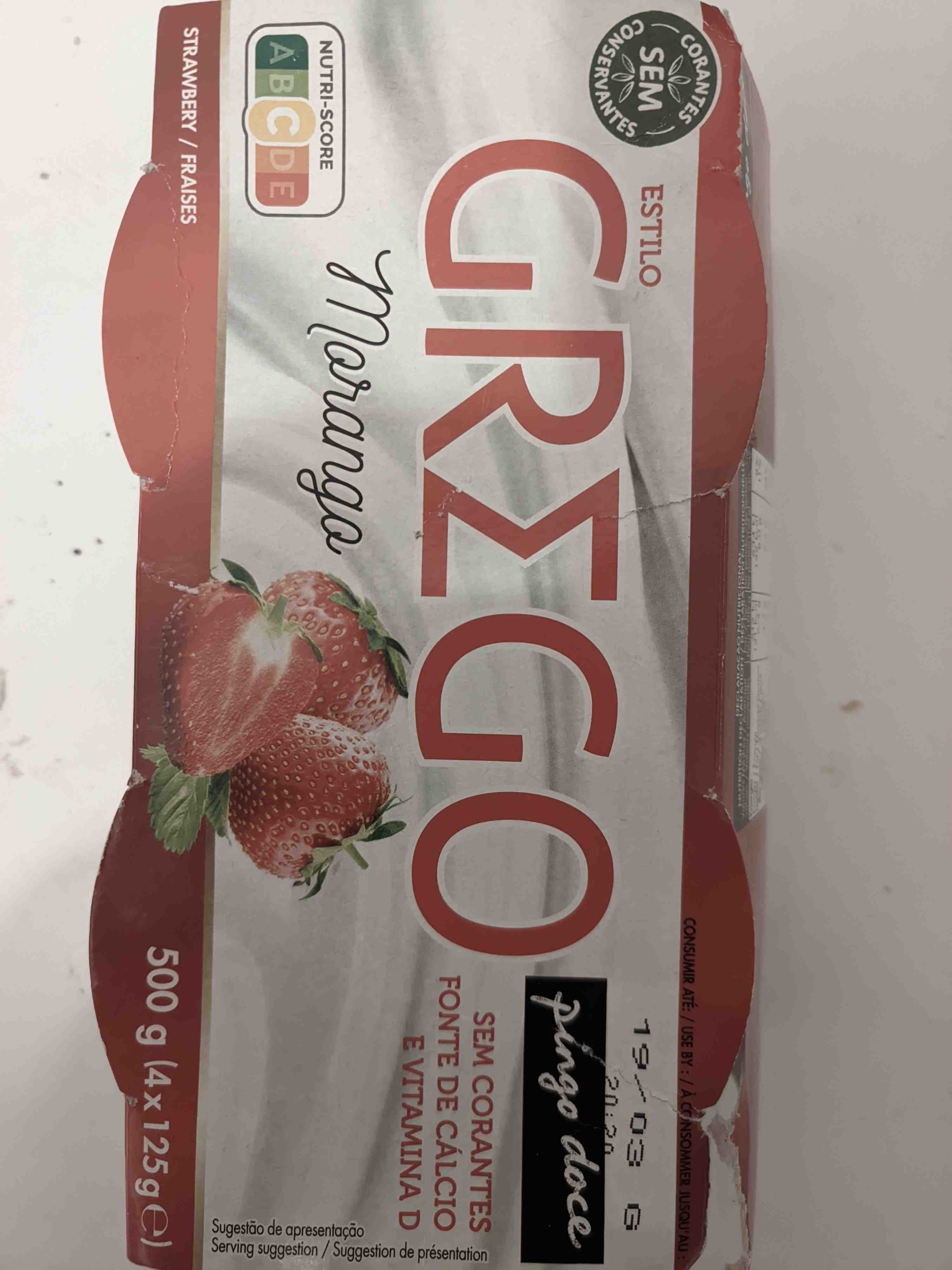 Estilo Grego Morango